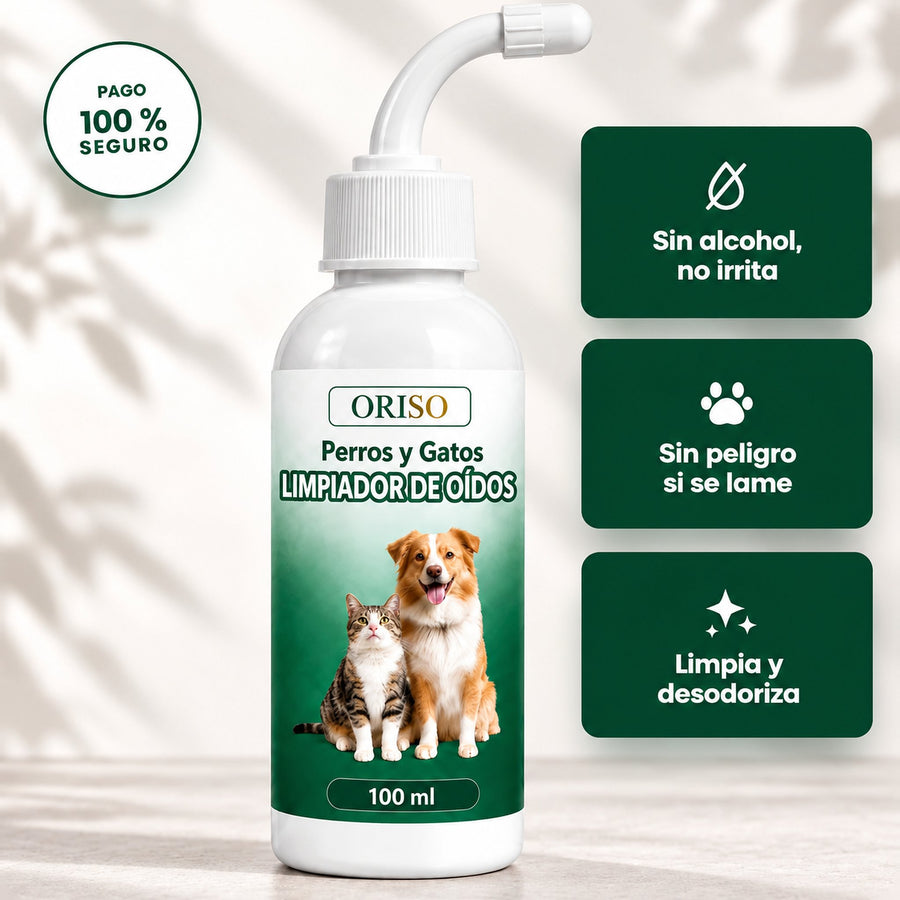Oriso – Limpiador de oídos para perro y gato · Reserva: envío desde el 18/11, cancelable hasta el envío