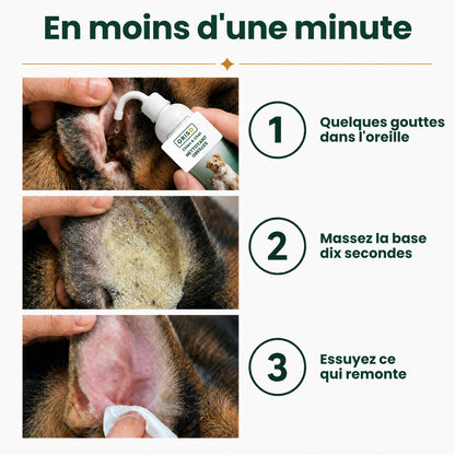 Oriso – Nettoyant oreilles pour chien et chat