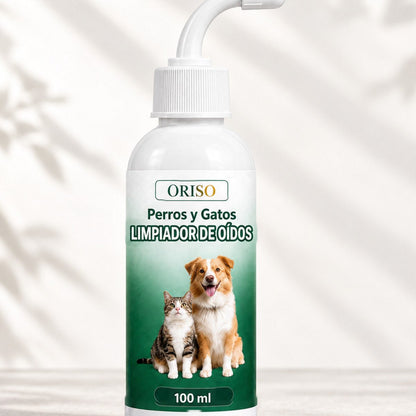 Frasco ORISO limpiador de oídos para perro y gato 100 ml